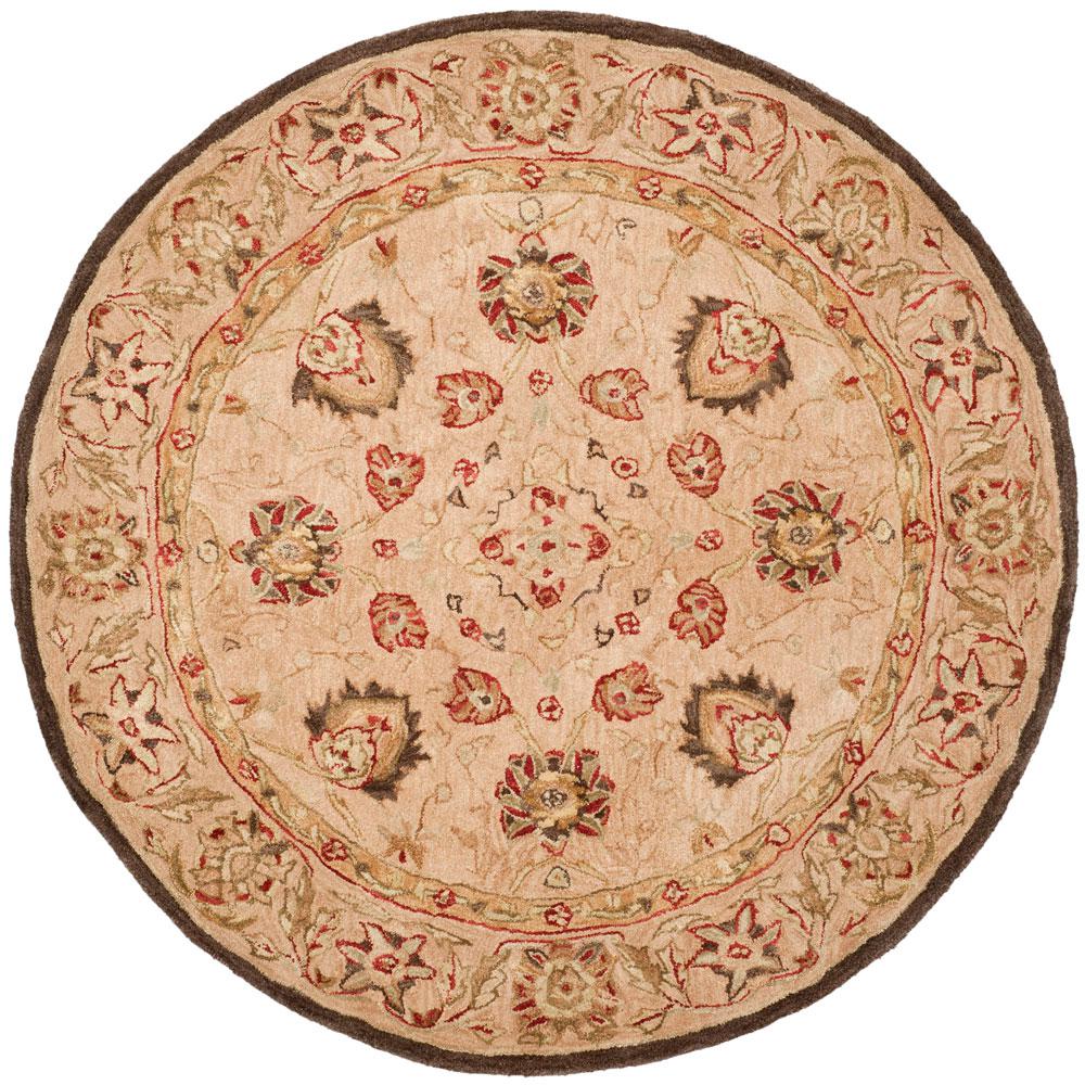 ANATOLIA, BEIGE / BEIGE, 6' X 6' Round, Area Rug, AN512A-6R