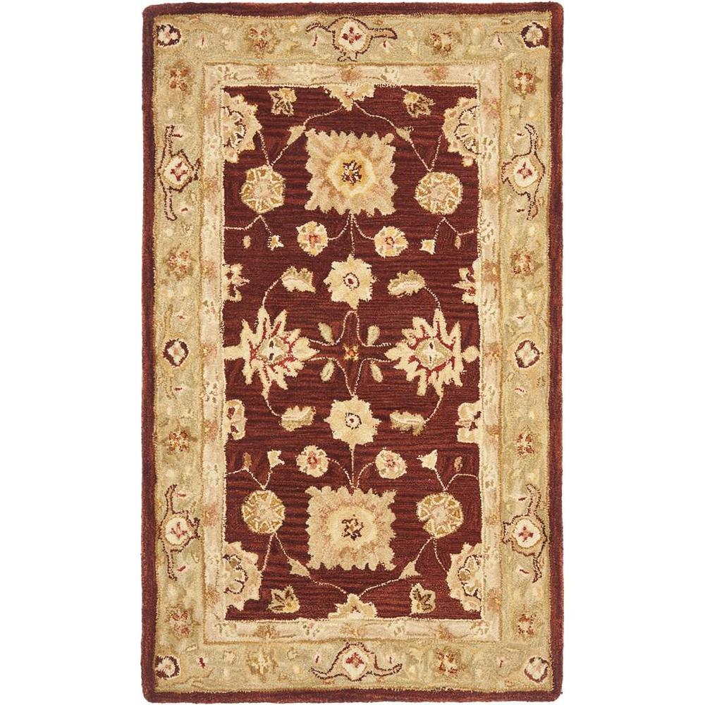 ANATOLIA, RED / SAGE, 4' X 6', Area Rug
