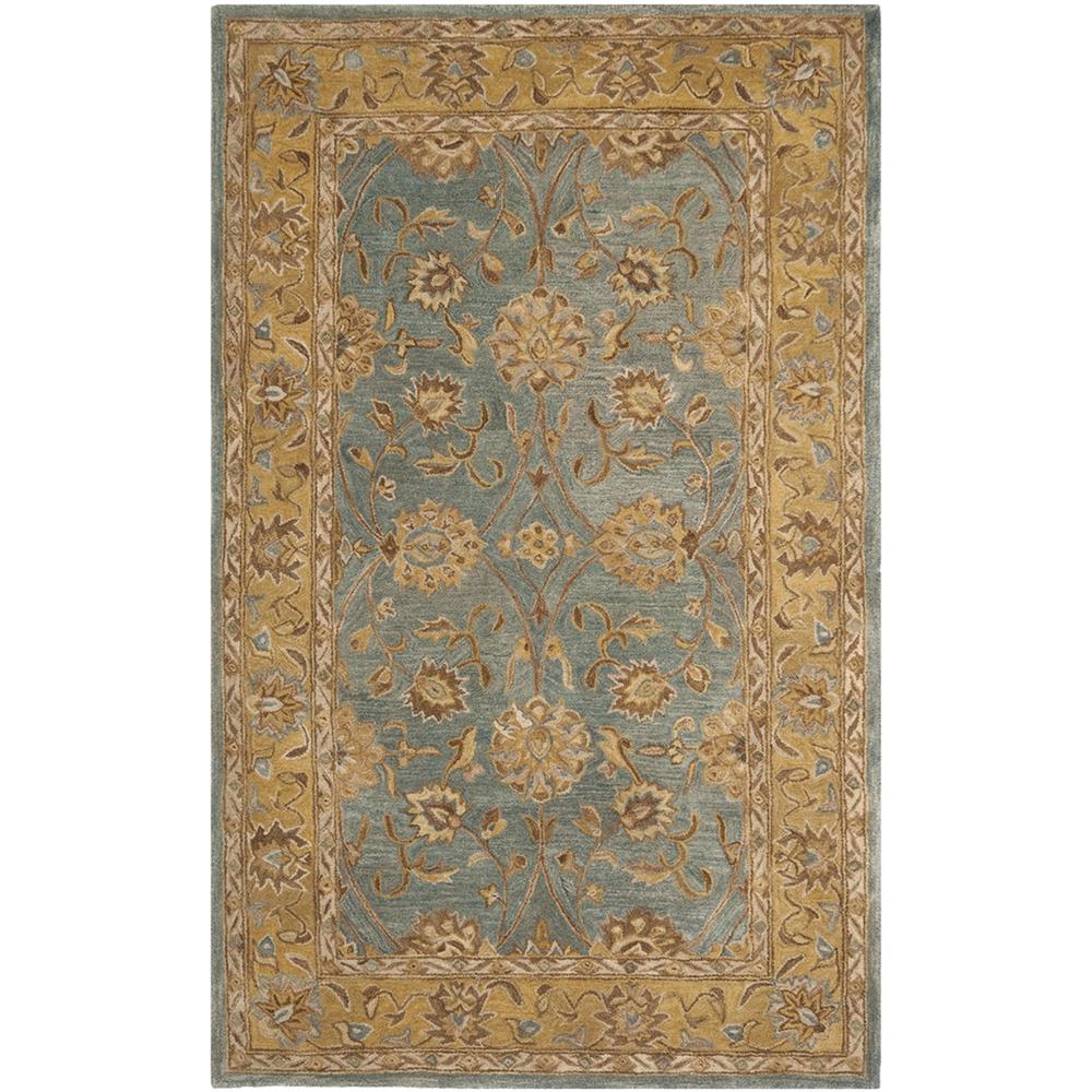 ANATOLIA, BLUE / GREEN, 6' X 9', Area Rug
