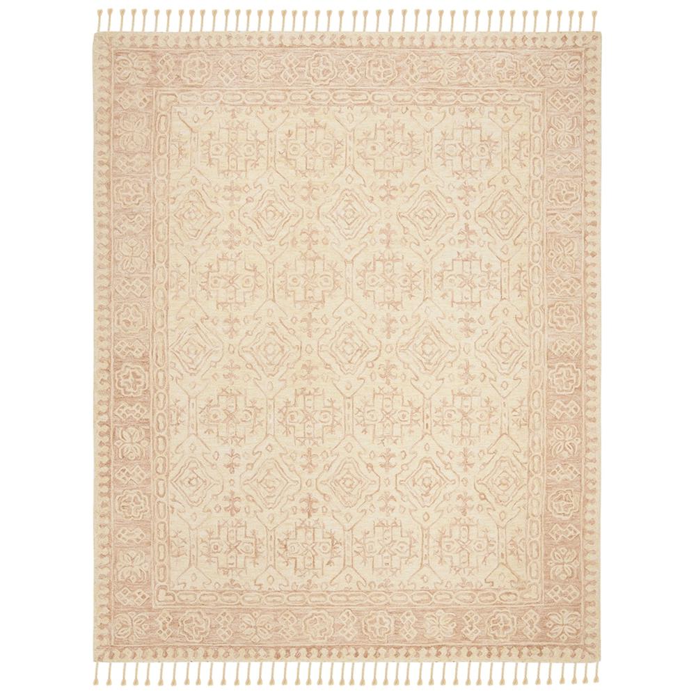 ASPEN, IVORY / BLUSH, 9' X 12', Area Rug