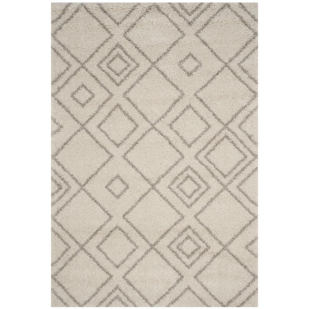 ARIZONA SHAG, IVORY / BEIGE, 4' X 6', Area Rug, ASG744A-4