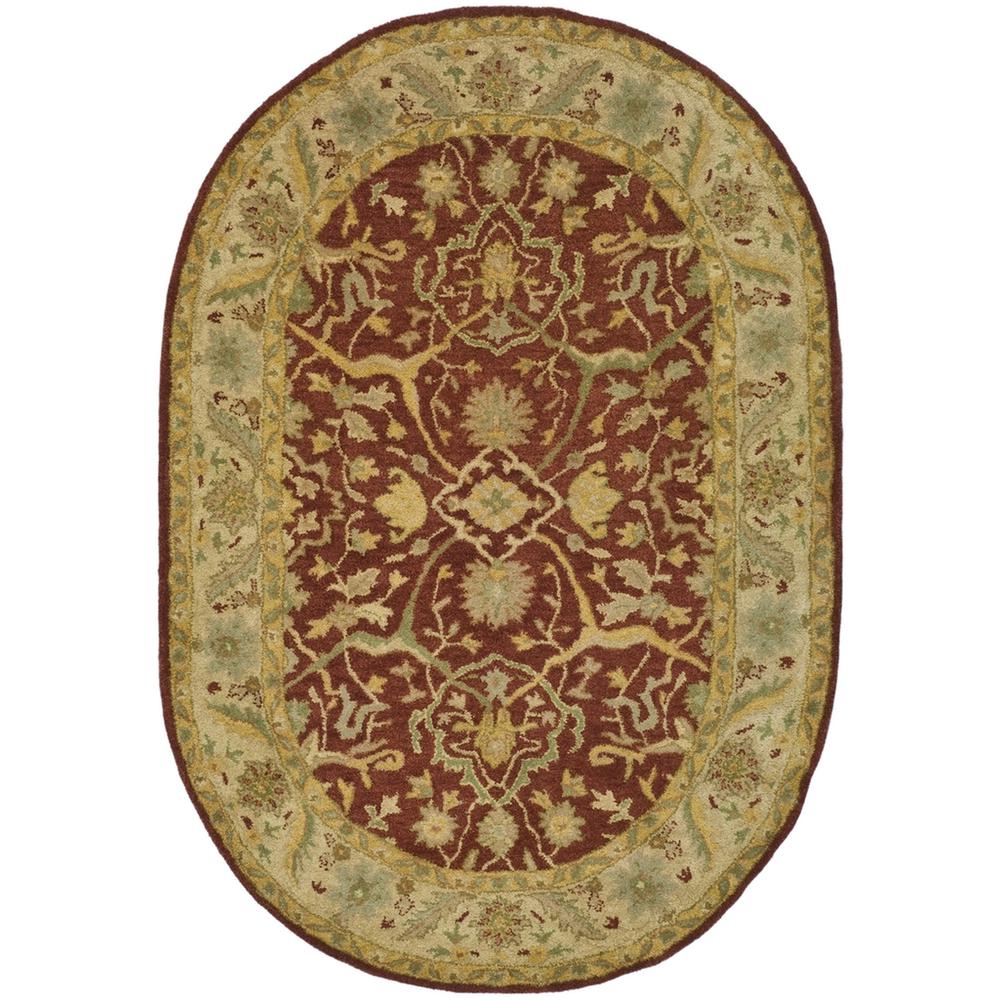 ANTIQUITY, RUST, 7'-6" X 9'-6" Oval, Area Rug, AT14C-8OV