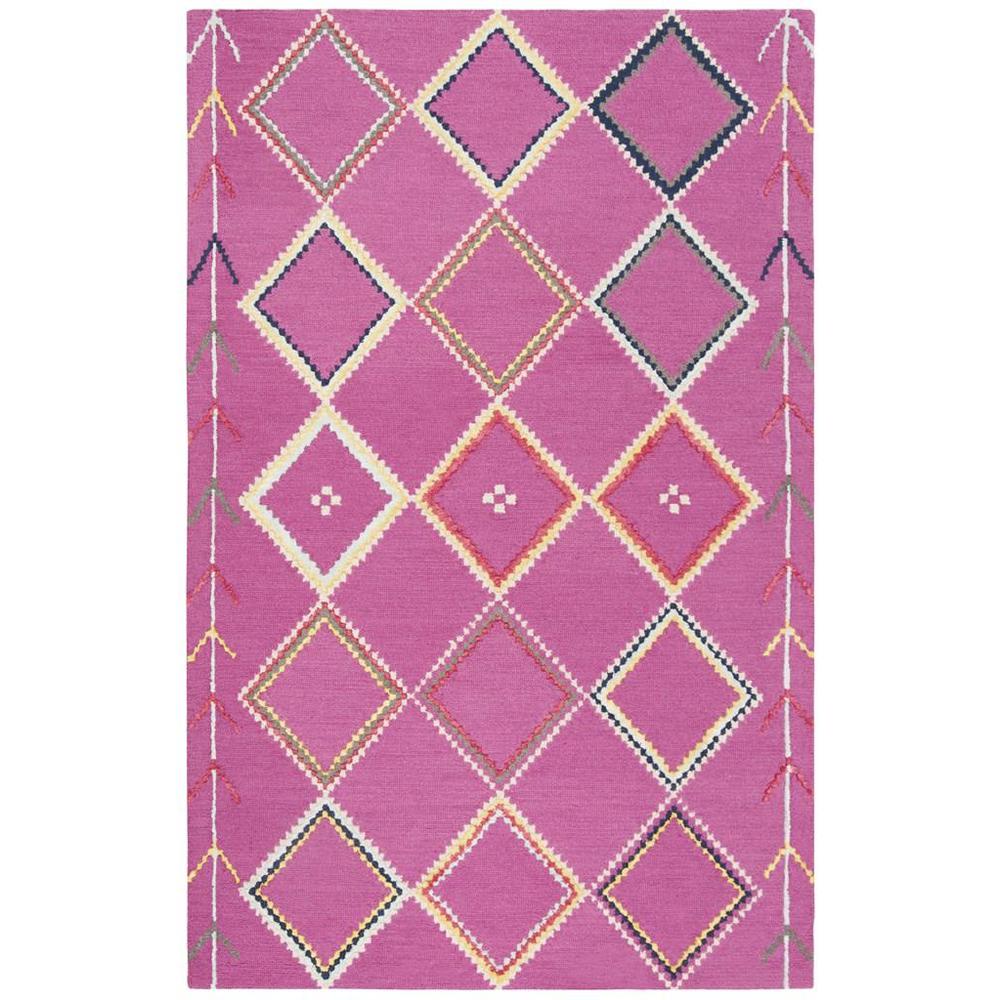 Bellagio, FUCHSIA / MULTI, 6' X 9', Area Rug