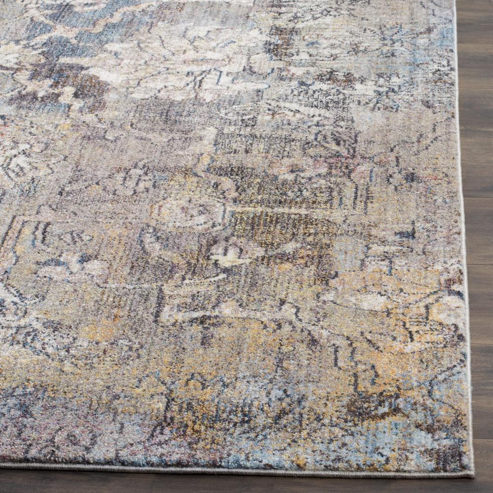 BRISTOL, BLUE / GREY, 3' X 5', Area Rug