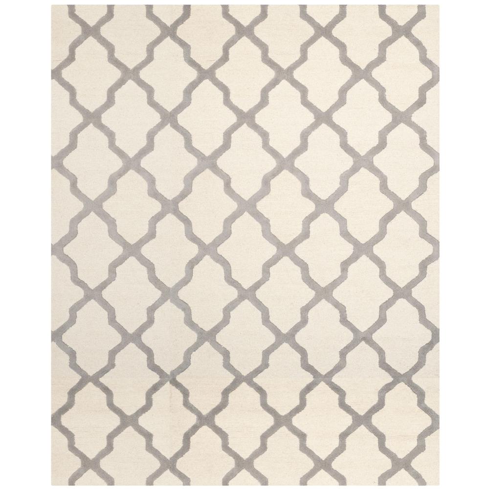 CAMBRIDGE, IVORY / SILVER, 11' X 15', Area Rug