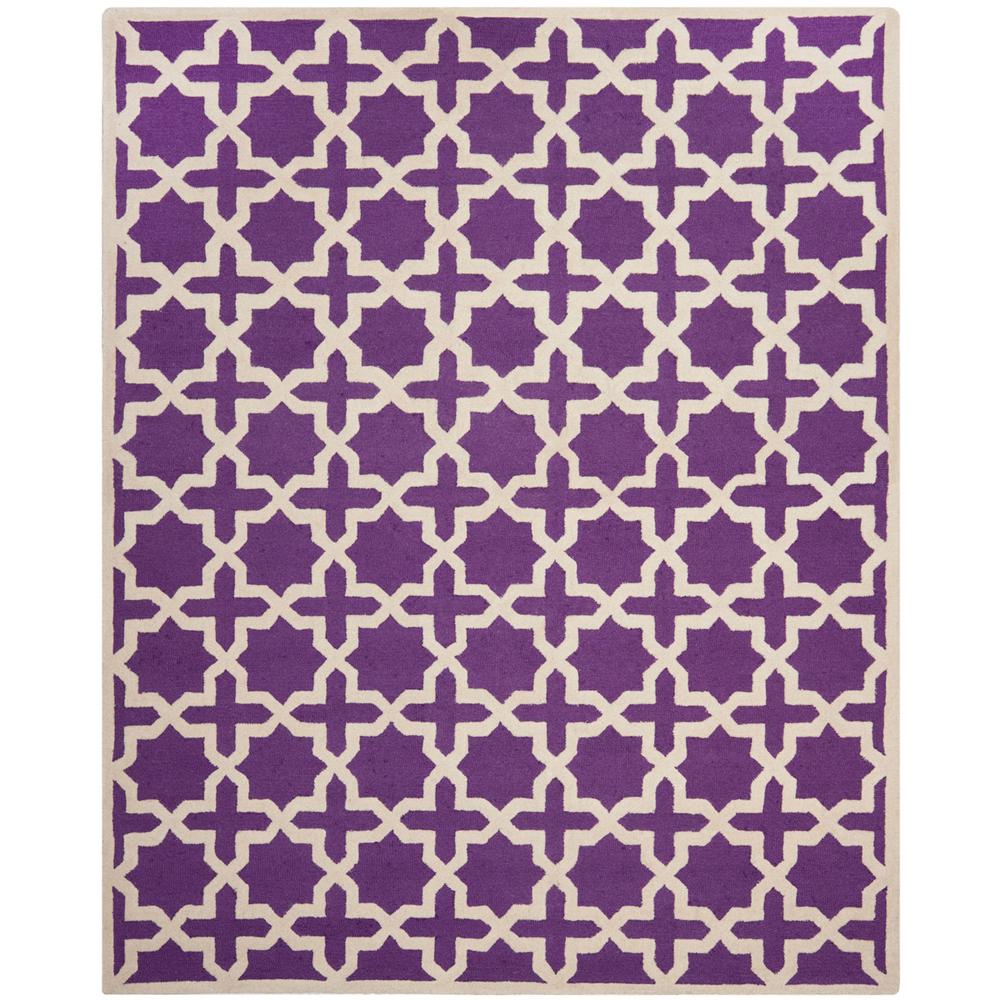 CAMBRIDGE, PURPLE / IVORY, 8' X 10', Area Rug, CAM125K-8