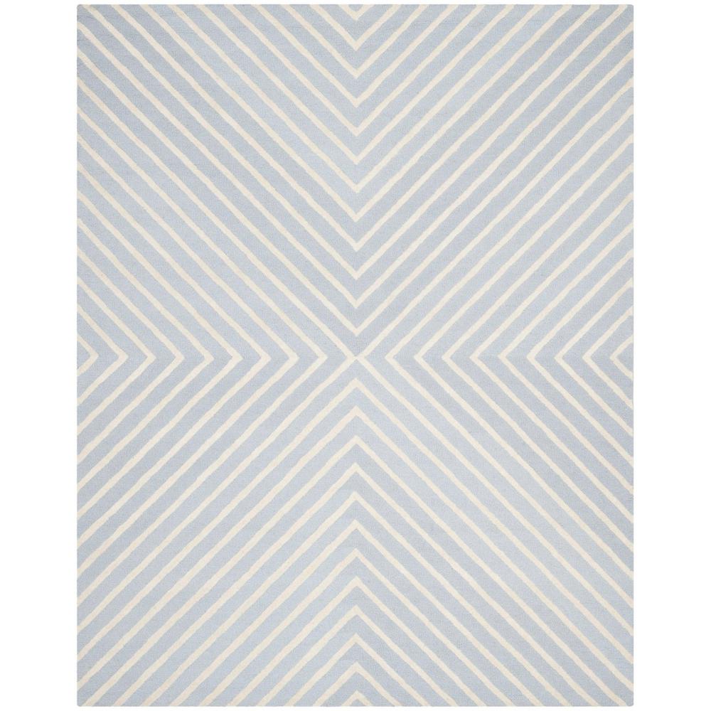 CAMBRIDGE, LIGHT BLUE / IVORY, 11' X 15', Area Rug, CAM129A-1115