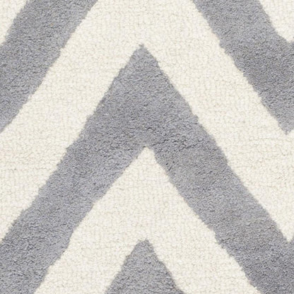 CAMBRIDGE, SILVER / IVORY, 2'-6" X 8', Area Rug, CAM139D-28