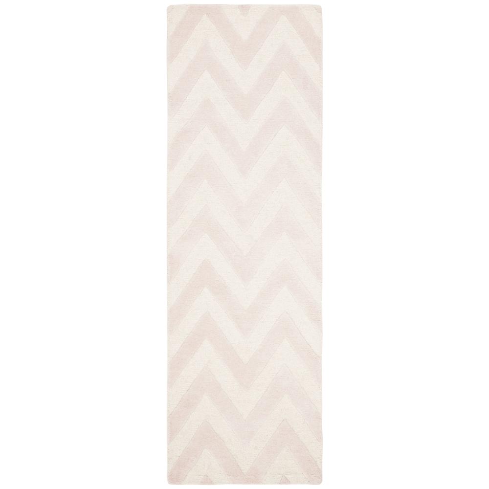 CAMBRIDGE, LIGHT PINK / IVORY, 2'-6" X 12', Area Rug, CAM139M-212