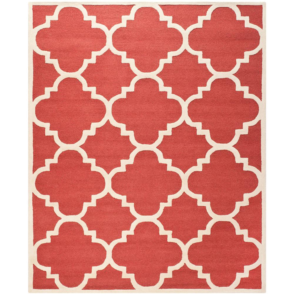 CAMBRIDGE, RUST / IVORY, 11' X 15', Area Rug, CAM140L-1115