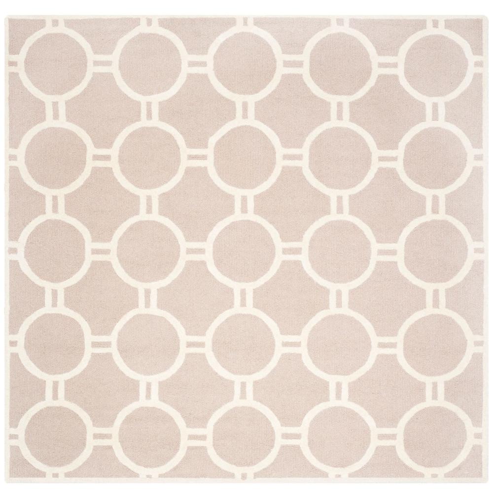 CAMBRIDGE, BEIGE / IVORY, 8' X 8' Square, Area Rug, CAM145J-8SQ