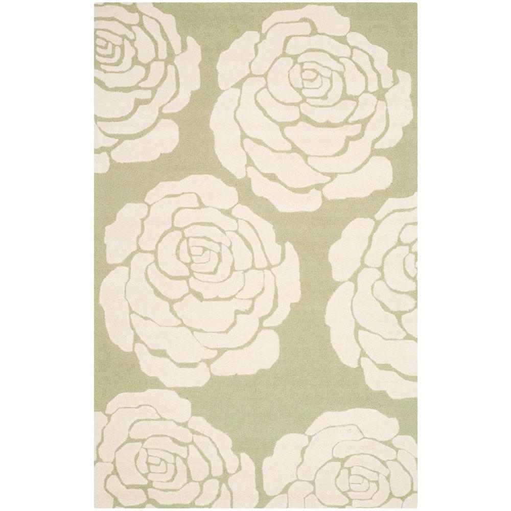 CAMBRIDGE, LIME / IVORY, 5' X 8', Area Rug, CAM782N-5