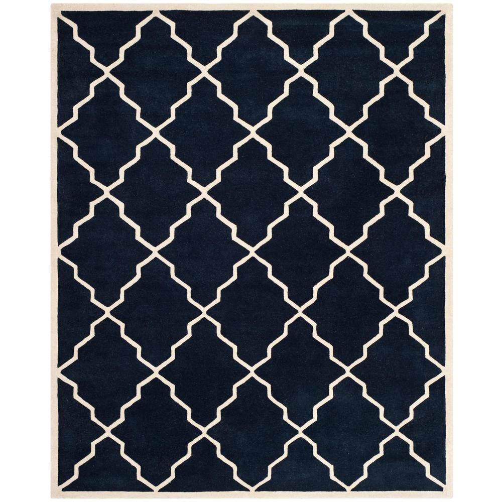 CHATHAM, DARK BLUE, 8'-9" X 12', Area Rug