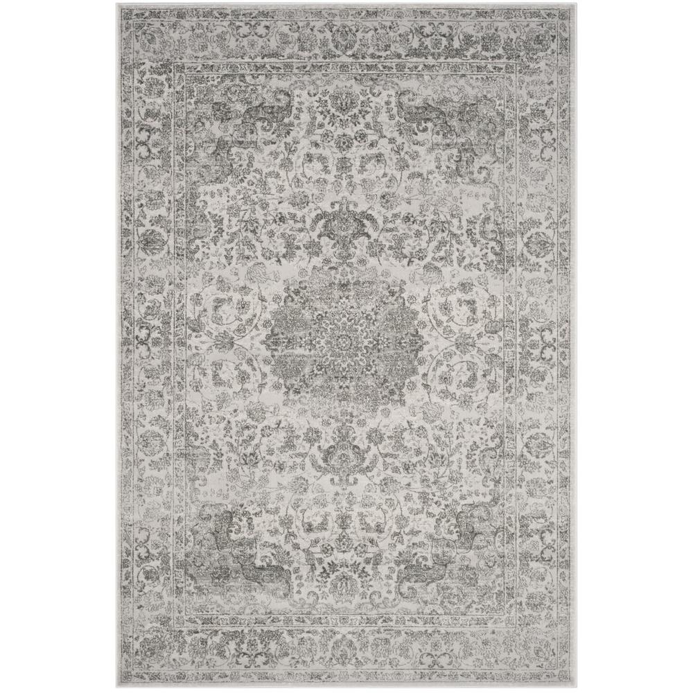 CARNEGIE, CREAM / DARK GREY, 4' X 6', Area Rug, CNG631K-4