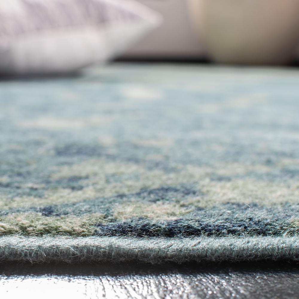 CONSTELLATION VINTAGE, TURQUOISE / MULTI, 4' X 5'-7", Area Rug