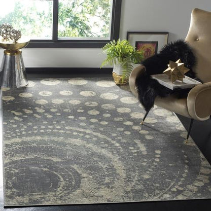 CONSTELLATION VINTAGE, LIGHT GREY/MULTI, 6'-7" X 9'-2", Area Rug, CNV749-2770-6
