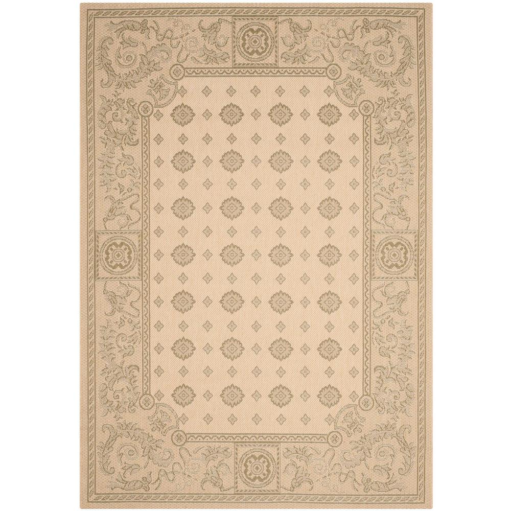 COURTYARD, NATURAL / OLIVE, 5'-3" X 7'-7", Area Rug, CY1356-1E01-5