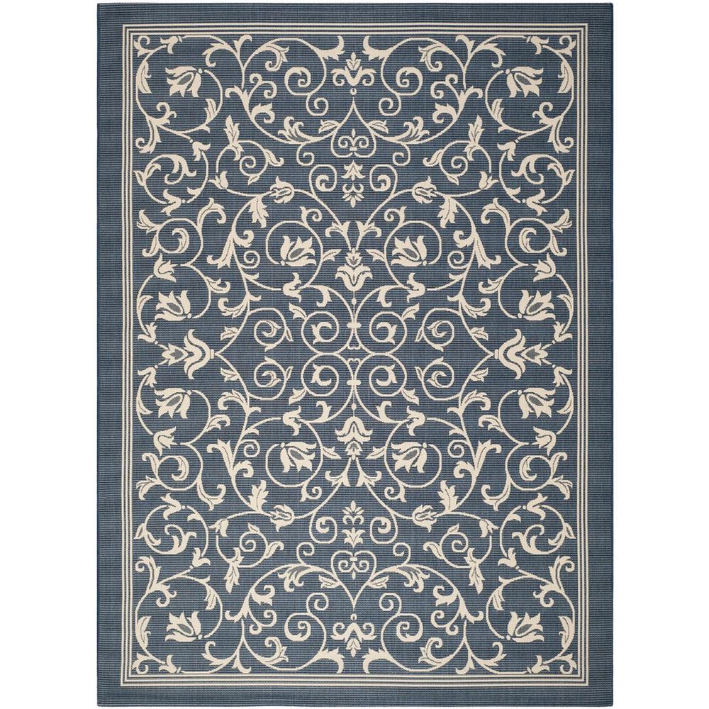 COURTYARD, NAVY / BEIGE, 9' X 12', Area Rug, CY2098-268-9