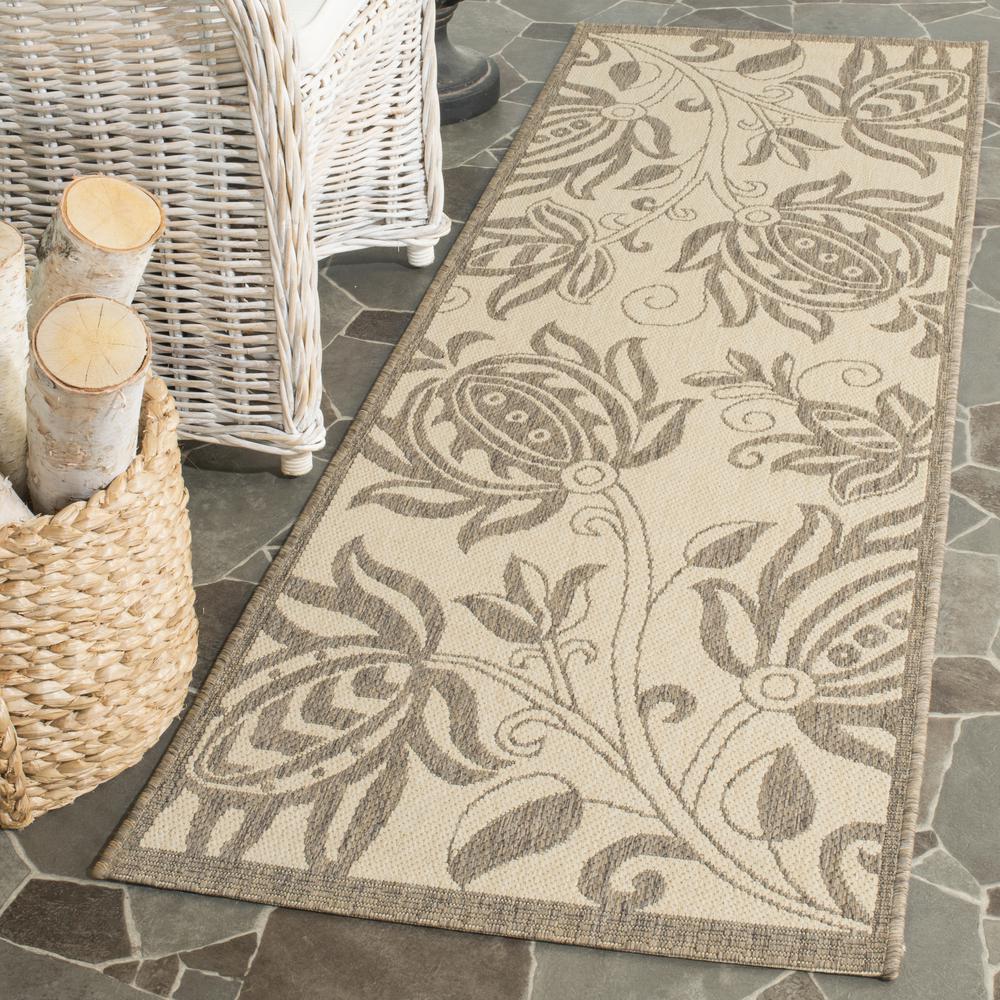 COURTYARD, NATURAL / BROWN, 2'-3" X 6'-7", Area Rug, CY2961-3001-27