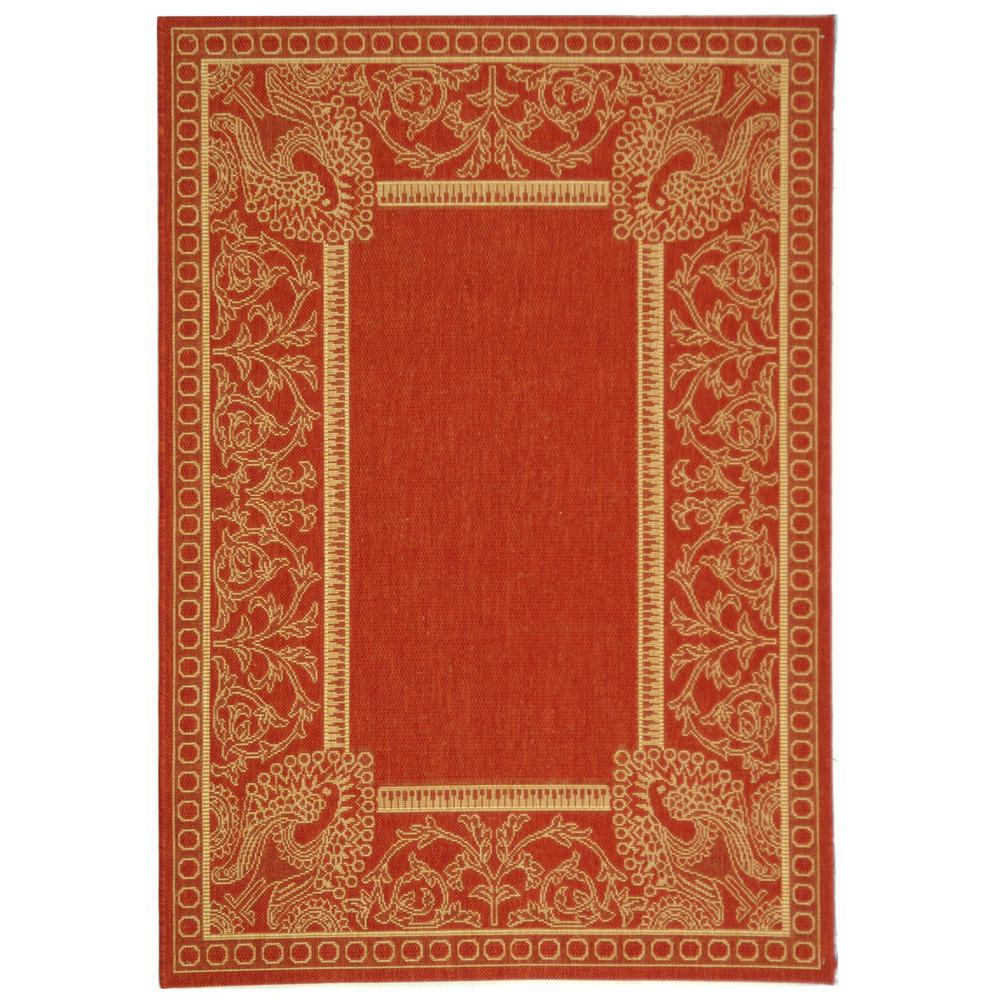 COURTYARD, RED / NATURAL, 2'-3" X 10', Area Rug, CY2965-3707-210