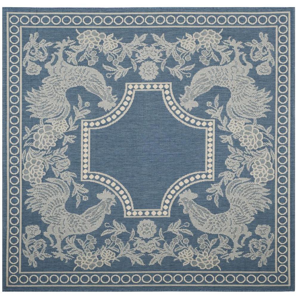 COURTYARD, BLUE / NATURAL, 2'-3" X 10', Area Rug, CY3305-3103-210