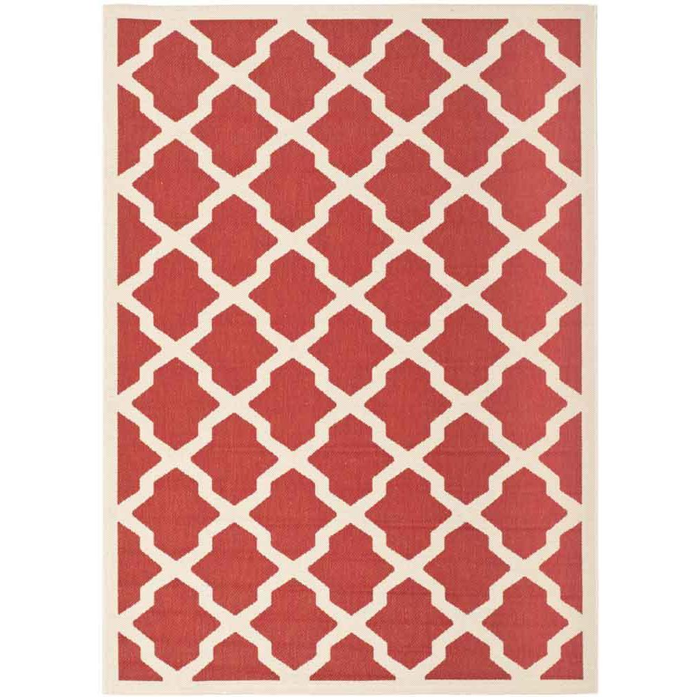 COURTYARD, RED / BONE, 5'-3" X 7'-7", Area Rug, CY6903-248-5