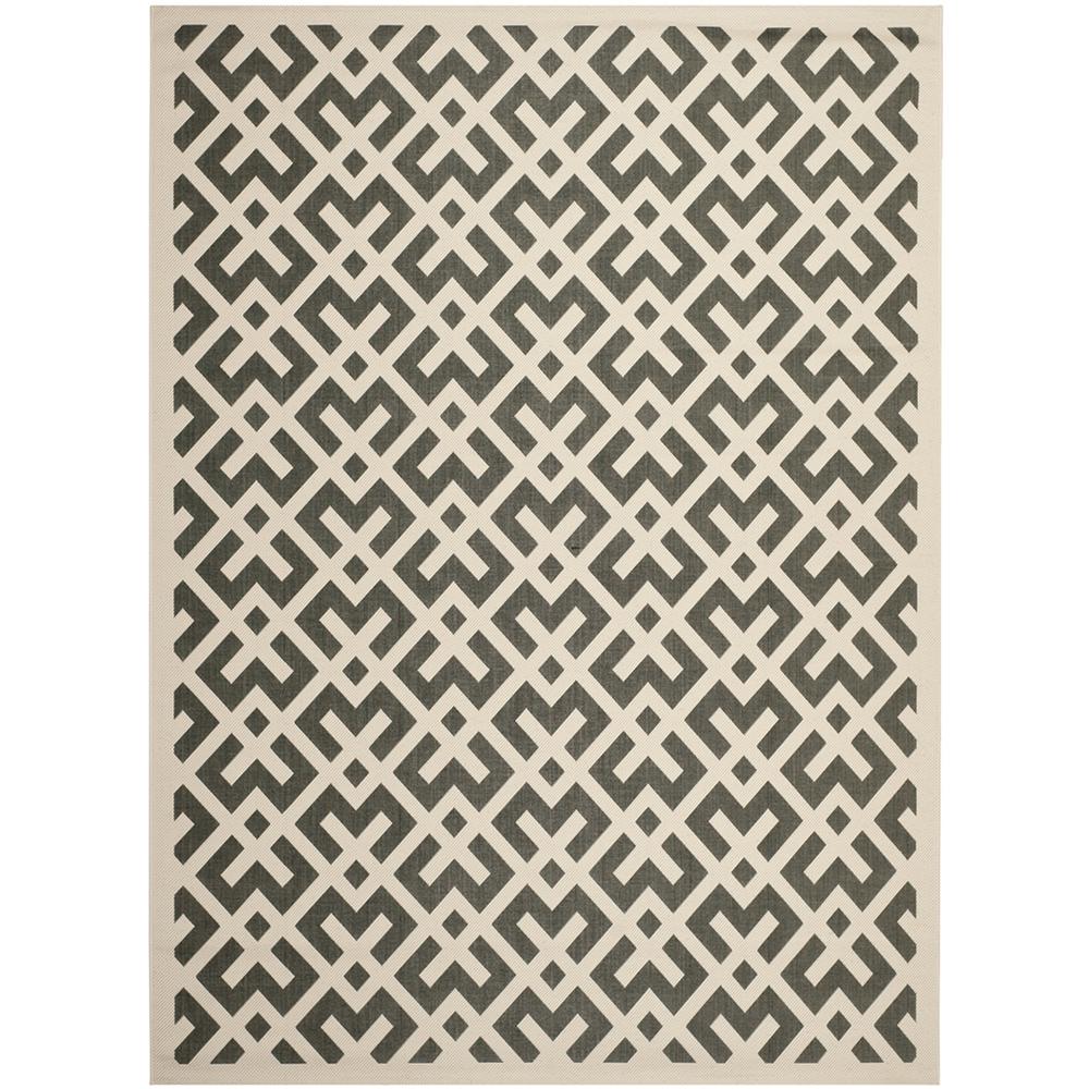 COURTYARD, BLACK / BEIGE, 9' X 12', Area Rug, CY6915-216-9