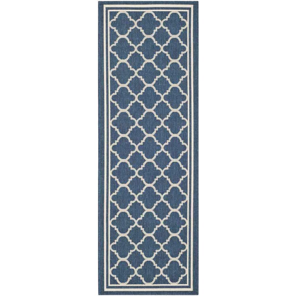 COURTYARD, NAVY / BEIGE, 2'-3" X 6'-7", Area Rug, CY6918-268-27