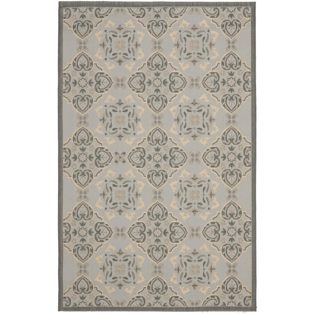 COURTYARD, LIGHT GREY / ANTHRACITE, 5'-3" X 7'-7", Area Rug, CY7978-78A21-5