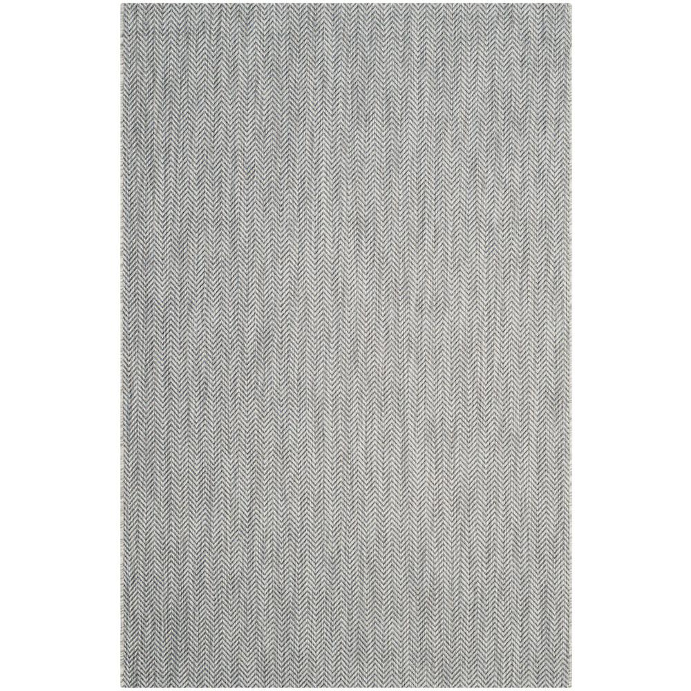 COURTYARD, GREY / NAVY, 2'-7" X 5', Area Rug, CY8022-36812-3