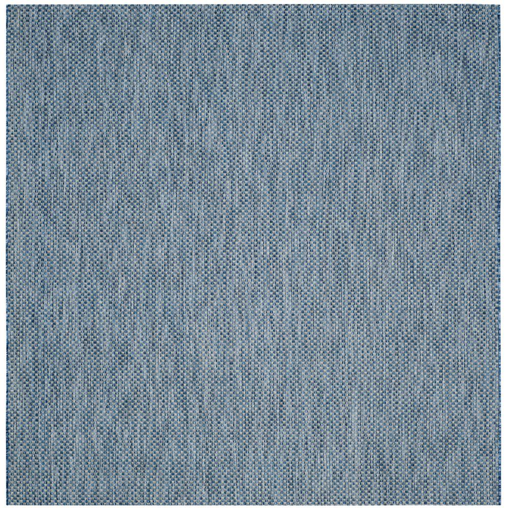 COURTYARD, NAVY / GREY, 6'-7" X 6'-7" Square, Area Rug, CY8521-36821-7SQ