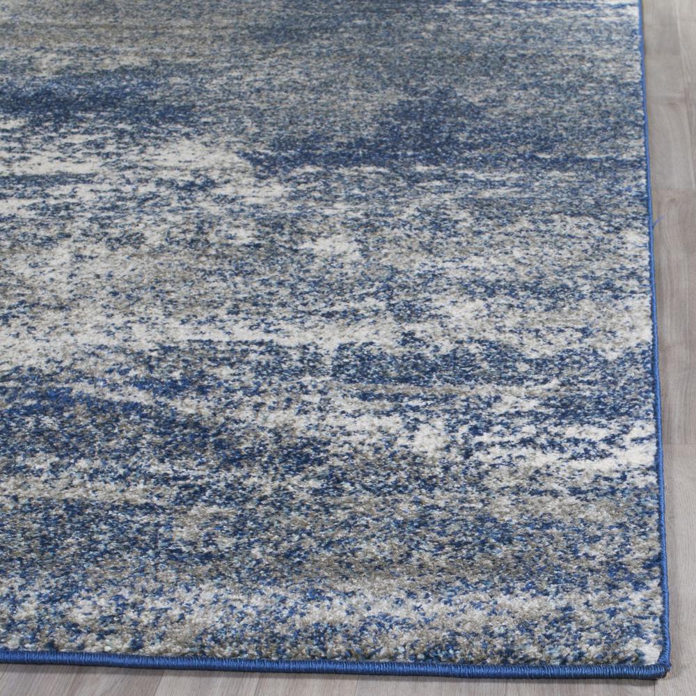 EVOKE, NAVY / IVORY, 4' X 6', Area Rug, EVK272A-4