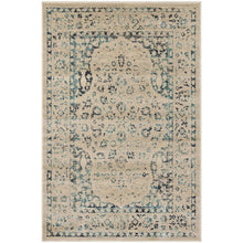 EVOKE, BEIGE / TURQUOISE, 4' X 6', Area Rug, EVK508F-4