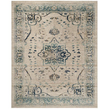 EVOKE, BEIGE / TURQUOISE, 9' X 12', Area Rug, EVK509F-9