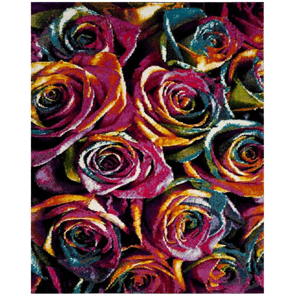 FIESTA SHAG, FUCHSIA / MULTI, 9' X 12', Area Rug, FSG366B-9
