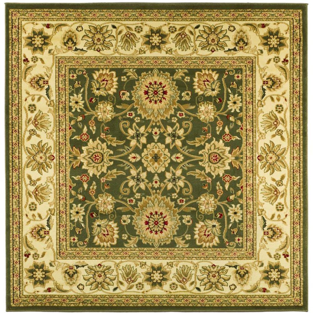 LYNDHURST, SAGE / IVORY, 8' X 8' Square, Area Rug, LNH212C-8SQ