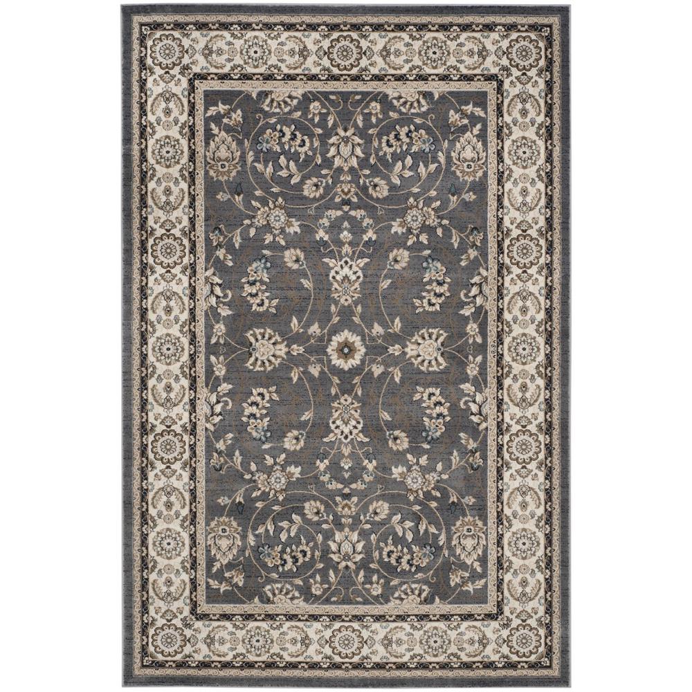 LYNDHURST, GREY / CREAM, 9' X 12', Area Rug, LNH340G-9