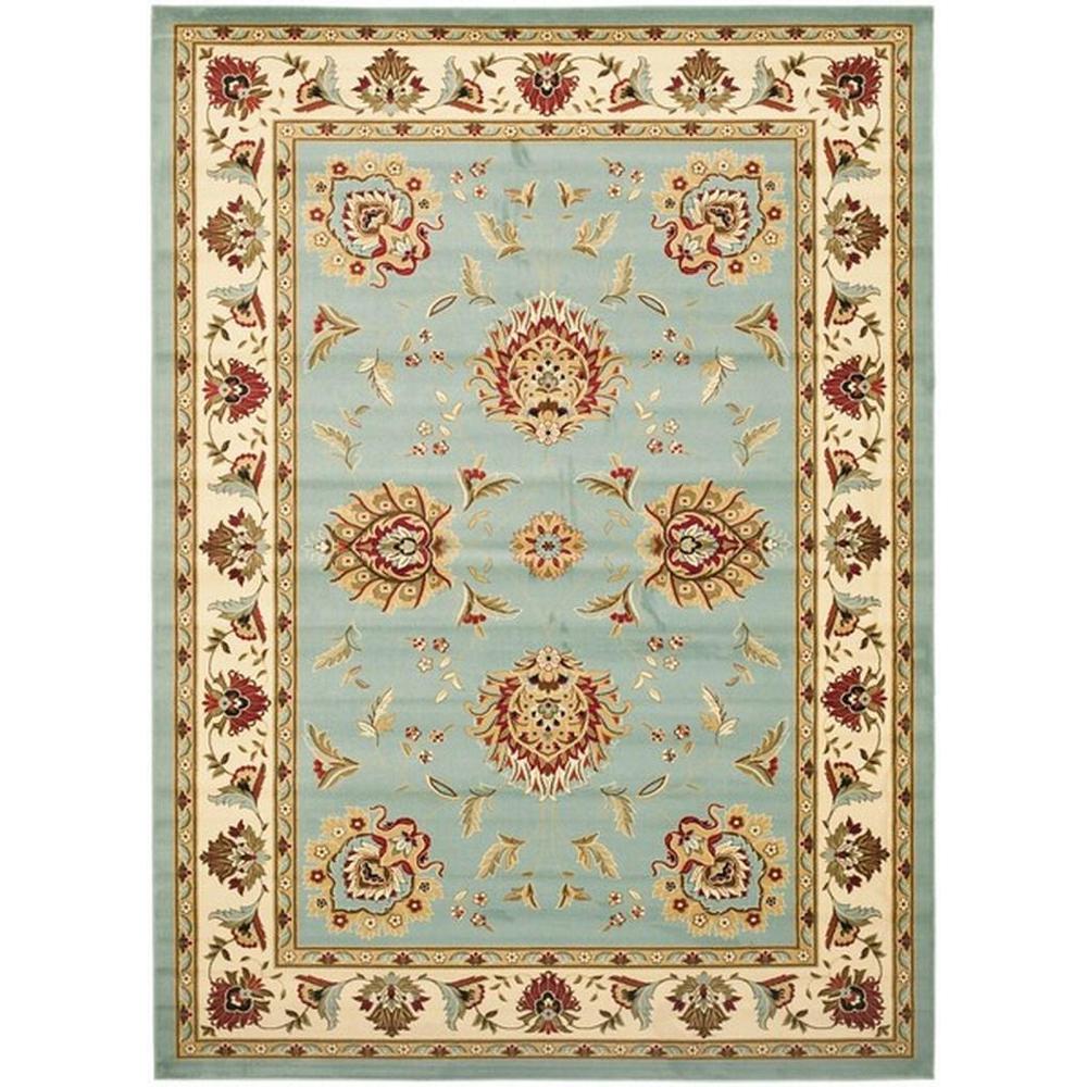 LYNDHURST, BLUE / IVORY, 8'-9" X 12', Area Rug, LNH555-6512-9
