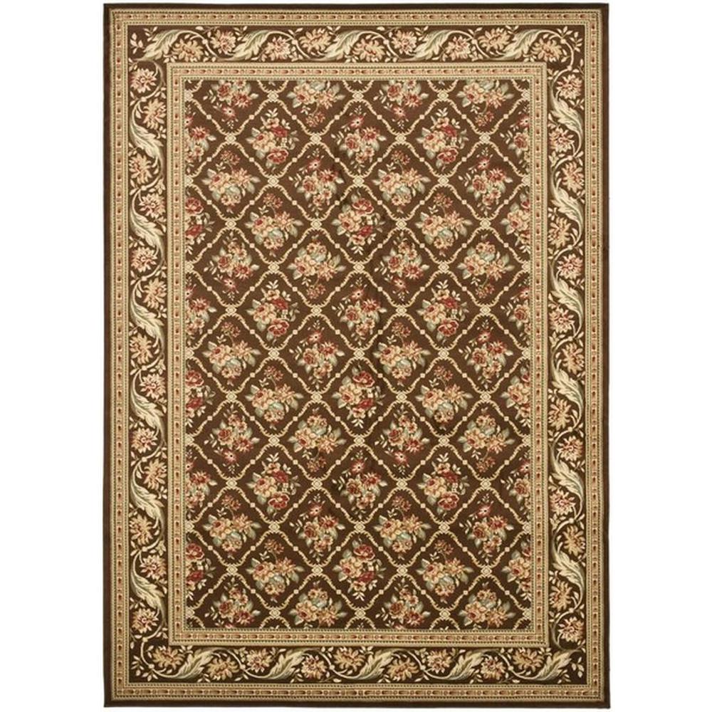 LYNDHURST, BROWN / BROWN, 8'-9" X 12', Area Rug, LNH556-2525-9