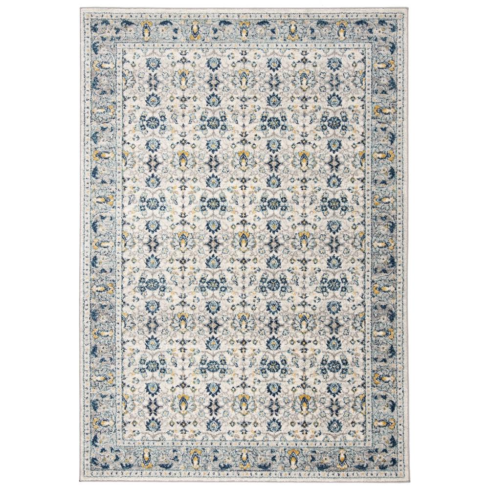 MADISON, IVORY / NAVY, 3' X 5', Area Rug