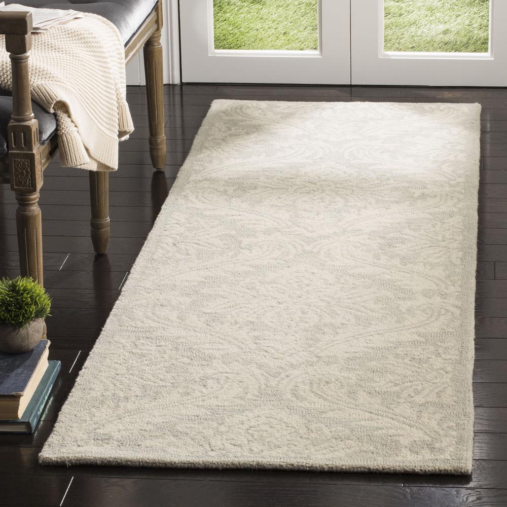 MICRO-LOOP, SILVER, 2'-6" X 4', Area Rug