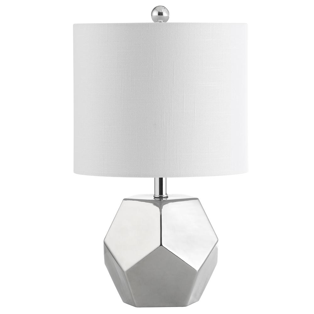 Hanton Table Lamp, Plated Silver