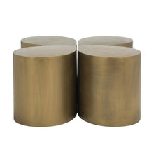 Retro Mid-Century Coffee Table, Metal Frame, Brass Accents