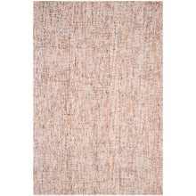 Abstract, BEIGE / RUST, 6' X 9', Area Rug