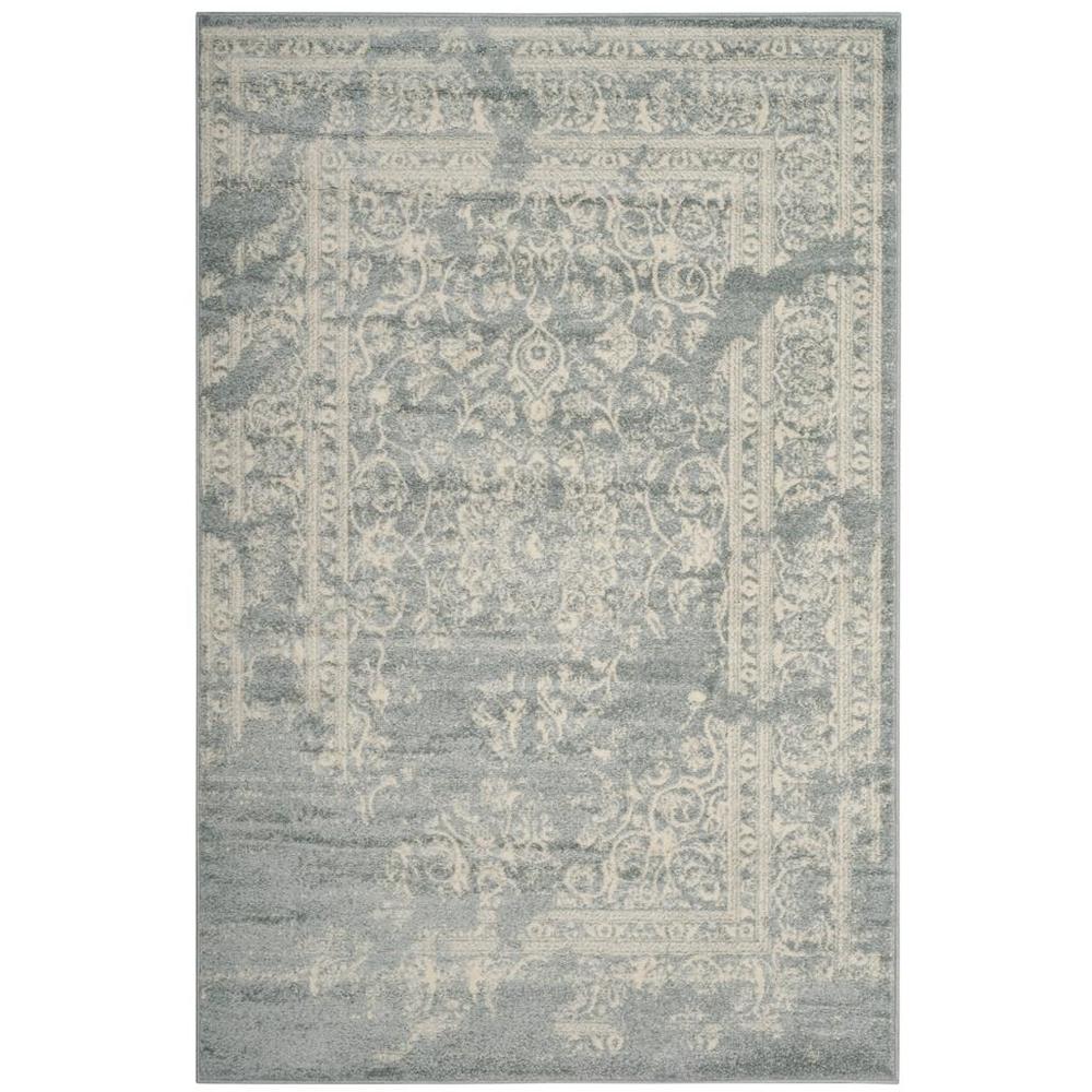 Adirondack, SLATE / IVORY, 6' X 9', Area Rug, ADR101T-6