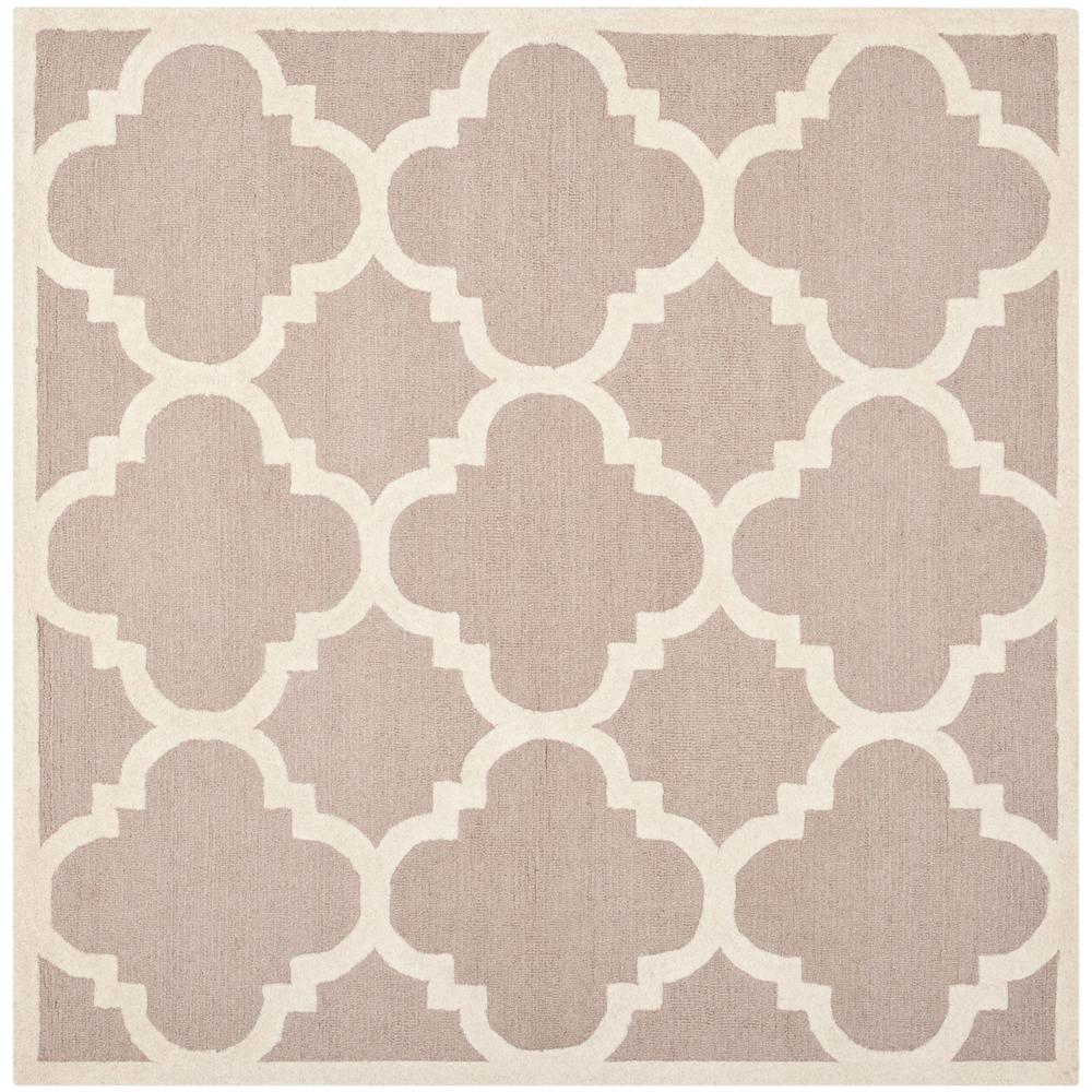 CAMBRIDGE, BEIGE / IVORY, 6' X 6' Square, Area Rug, CAM140J-6SQ