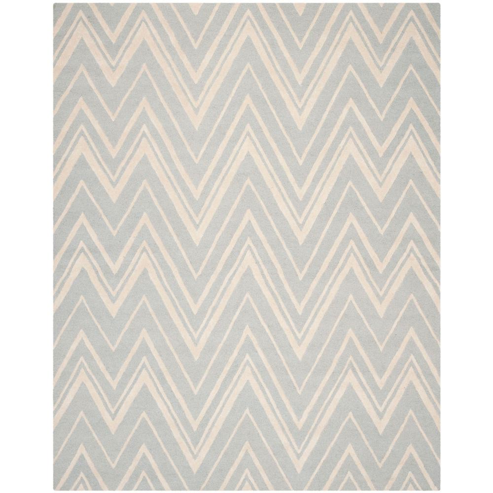 CAMBRIDGE, GREY / IVORY, 8' X 10', Area Rug, CAM711G-8
