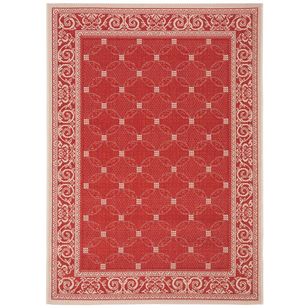 COURTYARD, RED / NATURAL, 2'-3" X 6'-7", Area Rug, CY1502-3707-27
