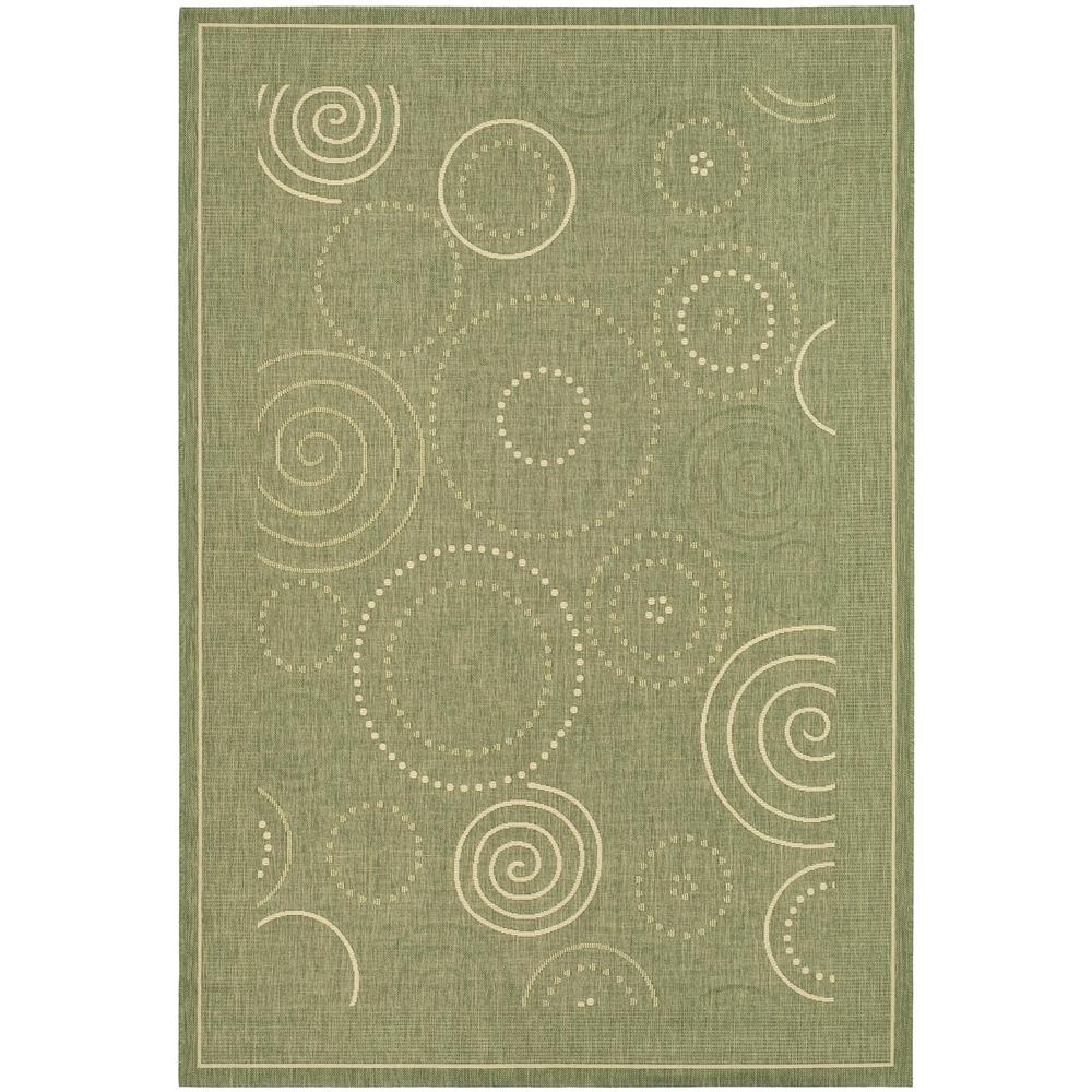 COURTYARD, OLIVE / NATURAL, 2'-3" X 6'-7", Area Rug, CY1906-1E06-27