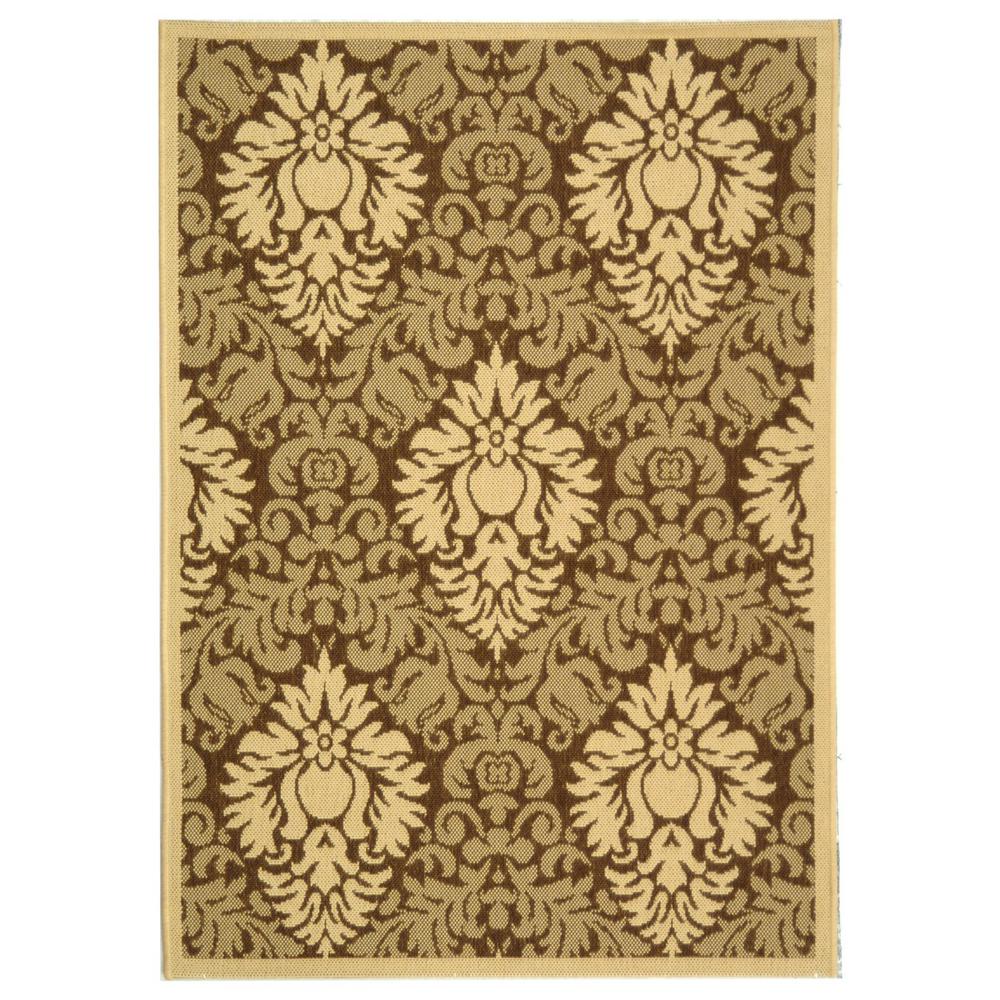 COURTYARD, BROWN / NATURAL, 2'-7" X 5', Area Rug, CY2714-3009-3